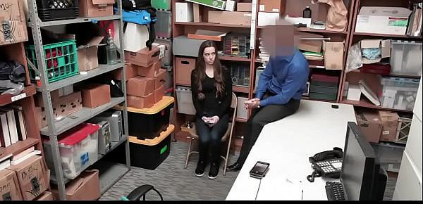  White British Girl Blackmailed by Cop